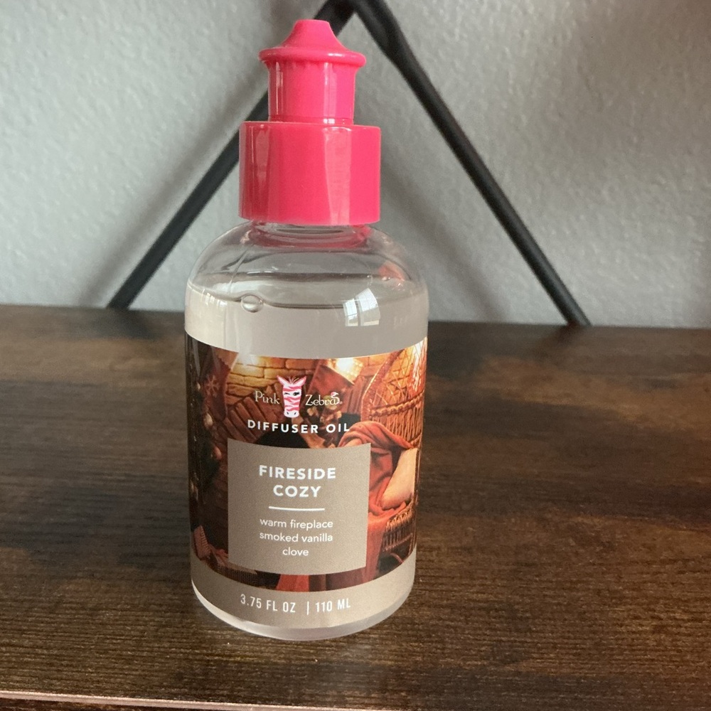 Fireside Cozy Pink Zebra Diffuser Oil